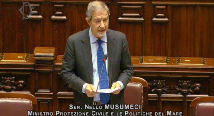 Informativa alla Camera, Musumeci: “900 euro alle famiglie sfollate dell’Emilia Romagna”