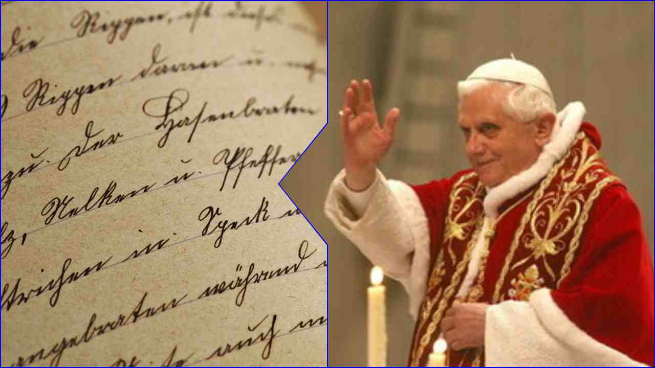 Il testamento spirituale del Papa emerito Benedetto XVI