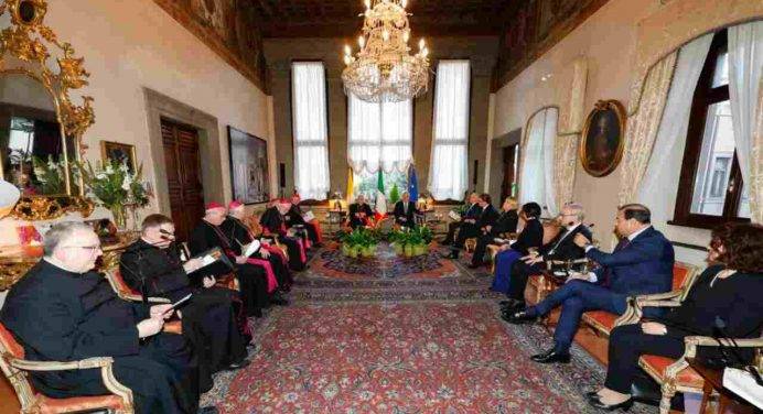 Vertice Italia-Santa Sede, Parolin: “Colloqui andati bene”. Tajani: “Incontro positivo”