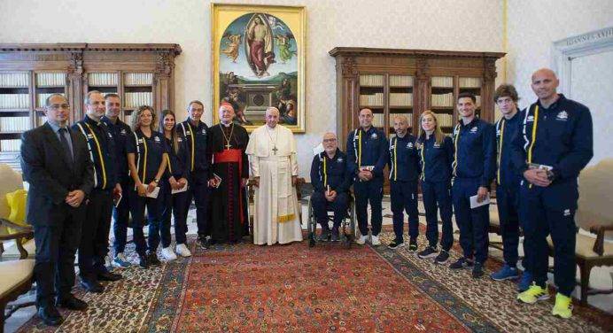 Il Papa ad Athletica Vaticana: “Lo sport insegna il valore della fraternità”