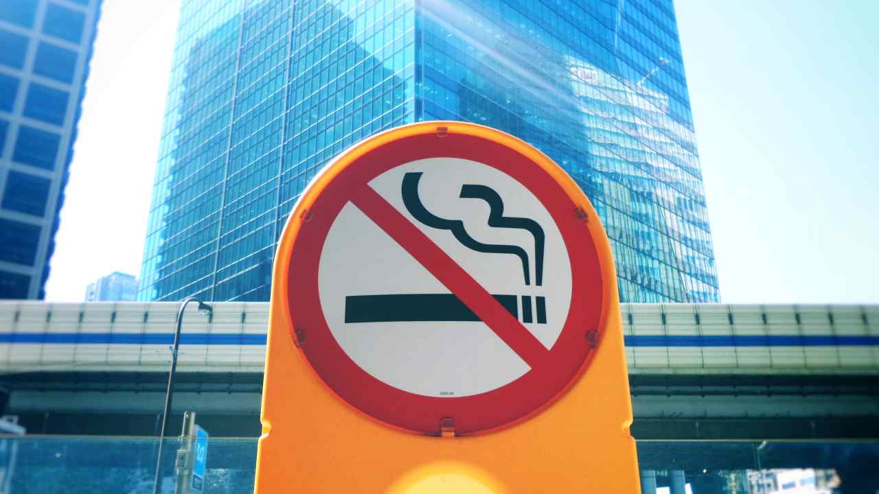 cartello vietato fumare