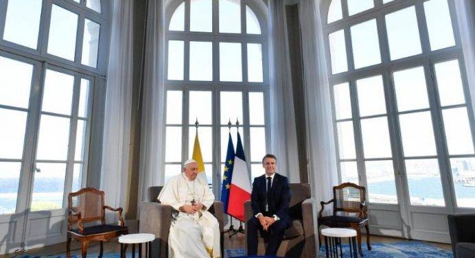 Marsiglia: Papa Francesco incontra Macron