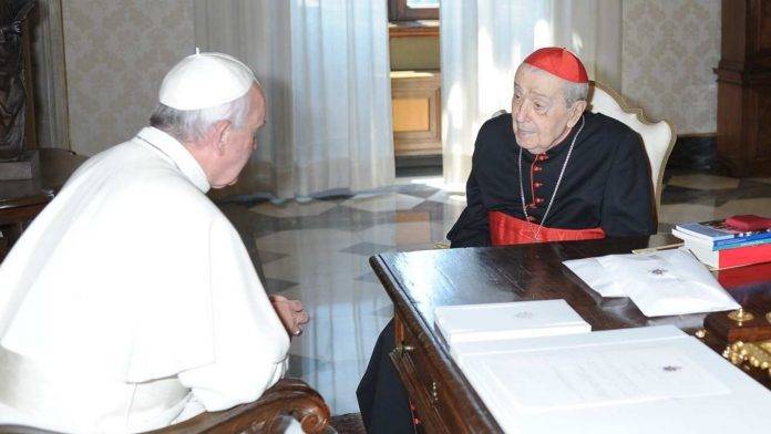 Papa Francesco e il cardinal Achille Silvestrini