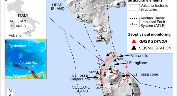 Isola di Vulcano: individuata la sorgente che ha riattivato l’attività vulcanica