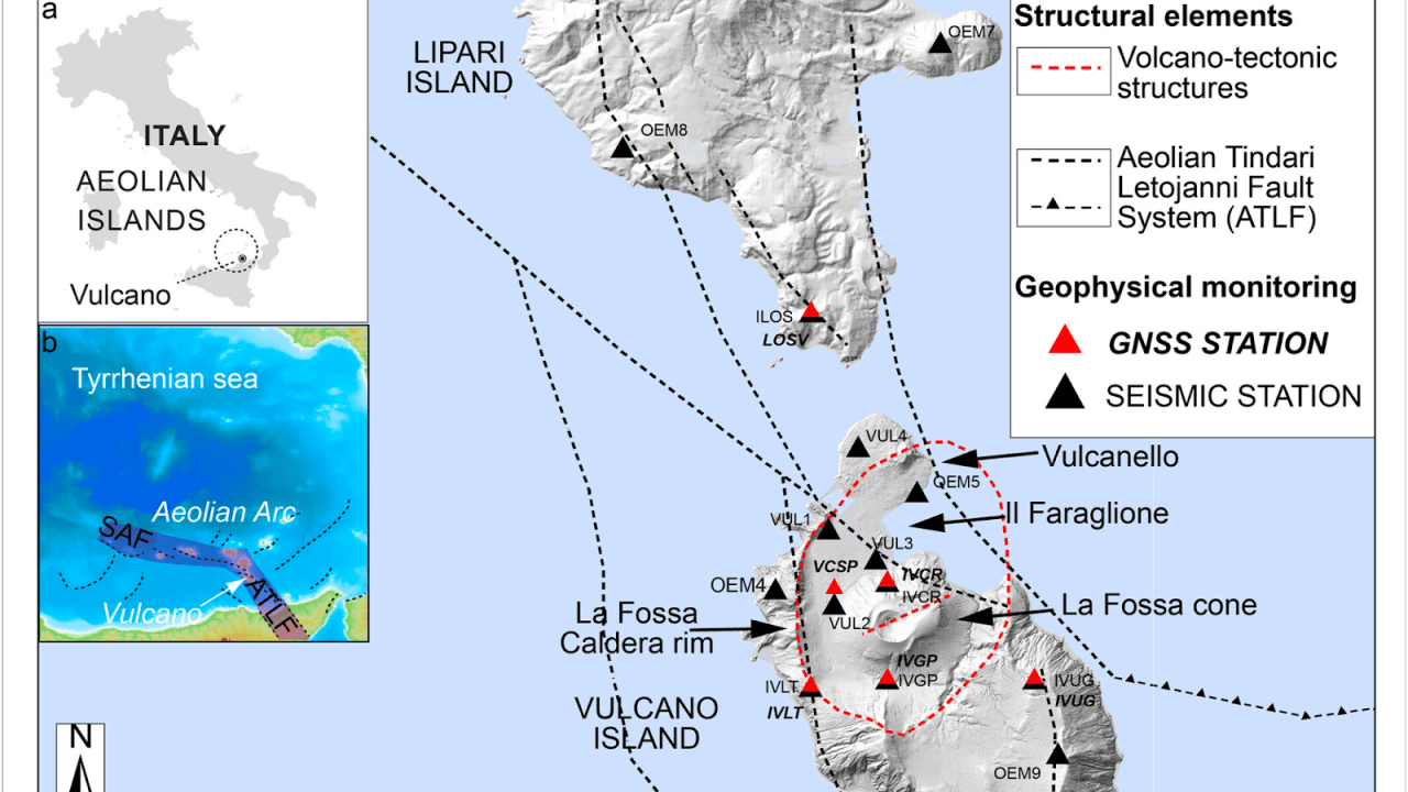 Isola di Vulcano: individuata la sorgente che ha riattivato l’attività vulcanica